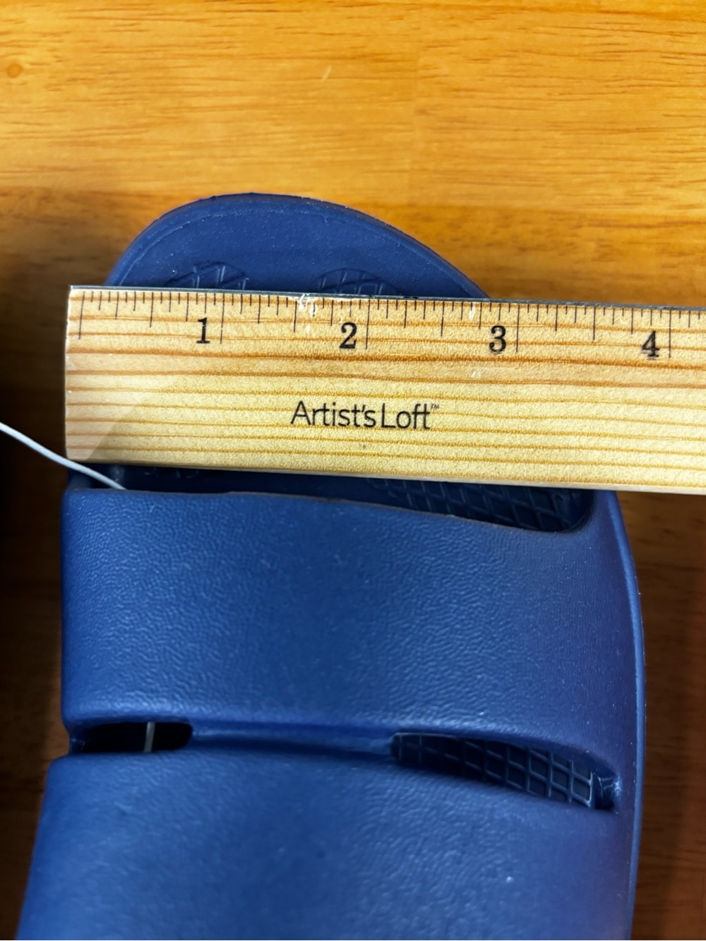 OOFOS Ooahh Navy Blue Slide Sandals Comfort Slip On Women’s 8, Men’s 6 - Picture 11 of 12